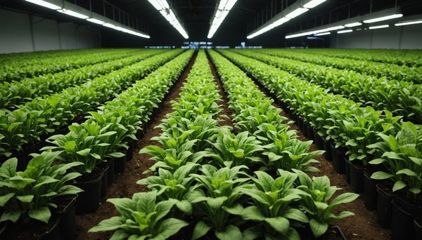 Découvrez comment l'éclairage led horticole professionnel stimule vos cultures