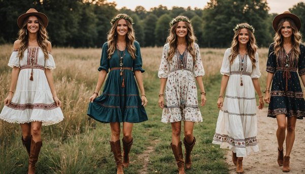 Robes courtes bohèmes : 10 styles élégants pour chaque événement